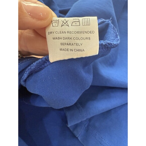 VC Playcool Blue T-Shirt M Embroidered Graphic Butterfly Tee Harajuku - Picture 11 of 14